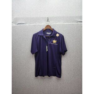 Bermuda Sands Polo Shirt XL Purple Thunder & Lightning Over Arizona Honoring The